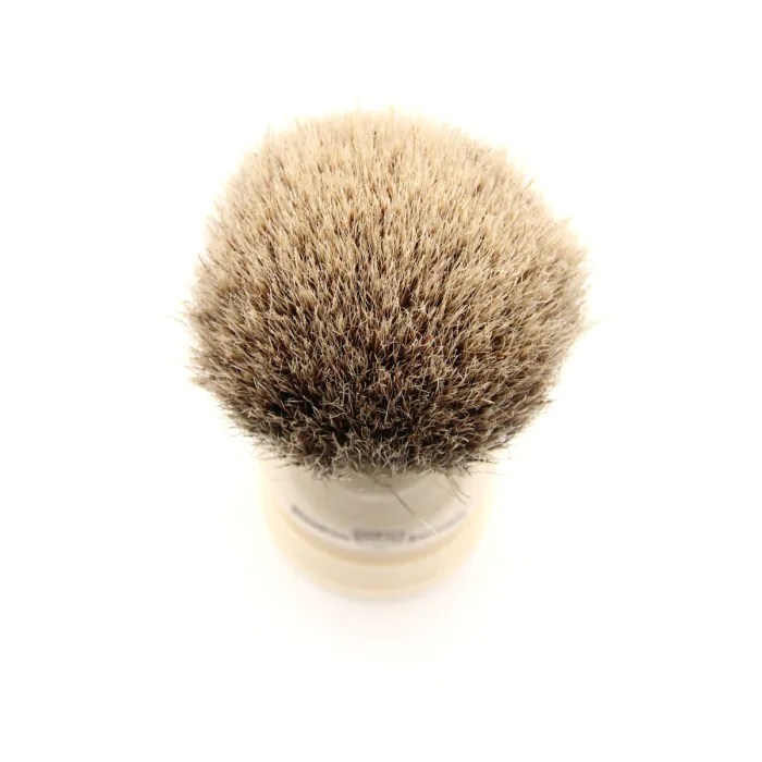 Edwin Jagger Silvertip Badger Shaving Brush Imitation Ivory