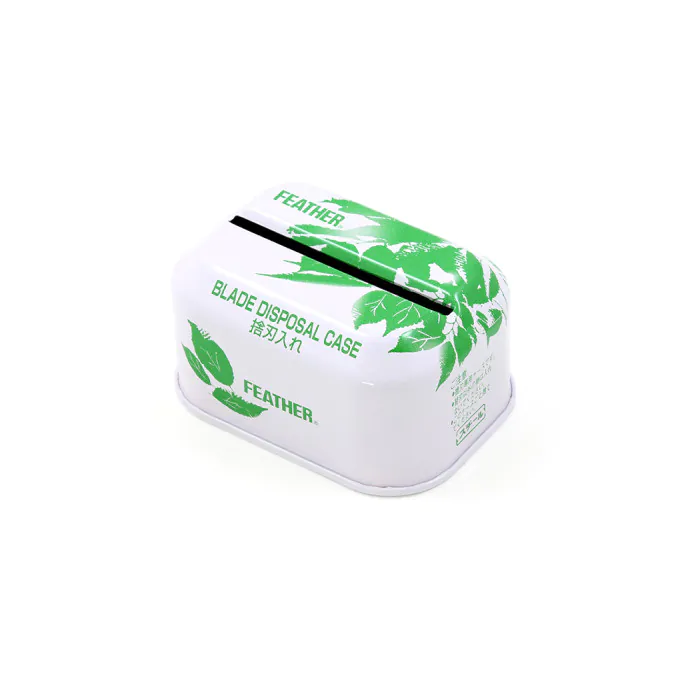 Feather Blade Safe Disposal Case Tin