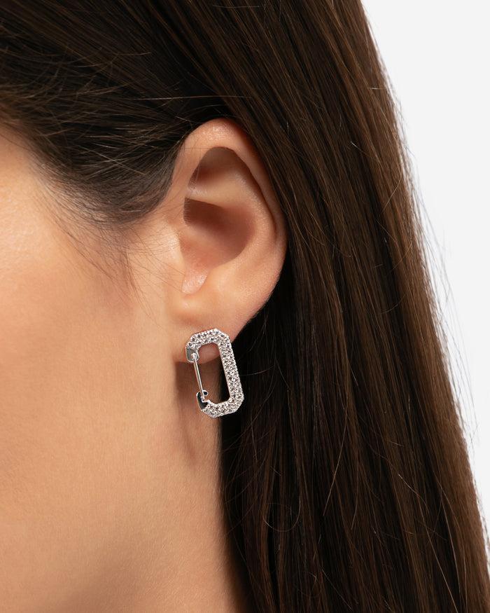 Eéra Chiara Link Earrings Full Pavé New
