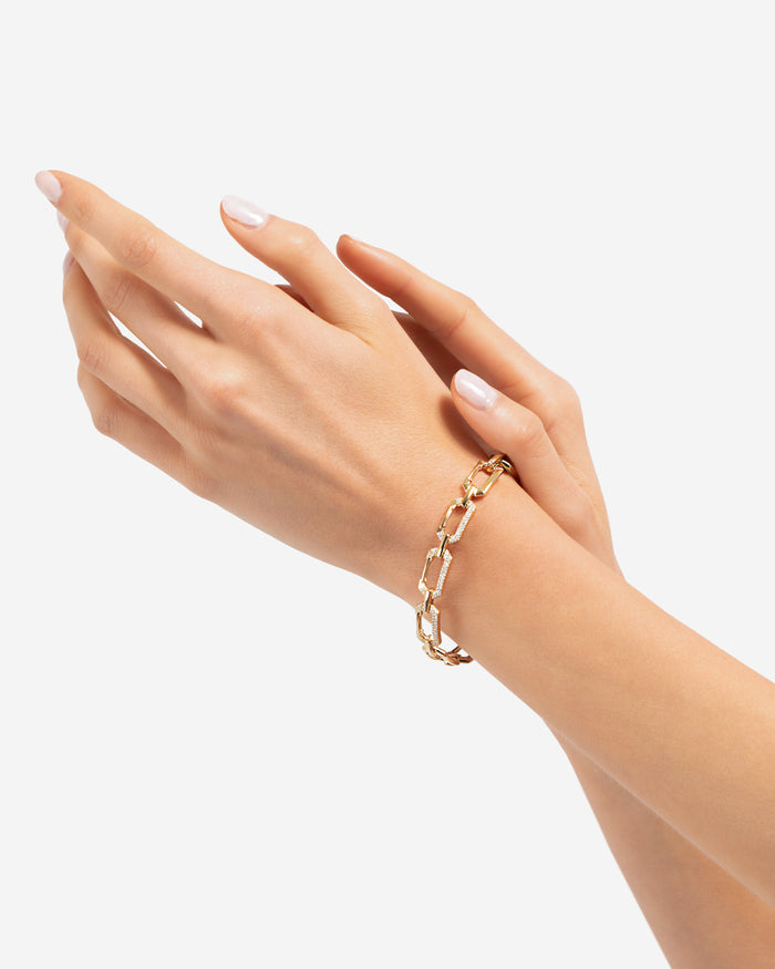 Eéra Chiara Link Rigid Bracelet New