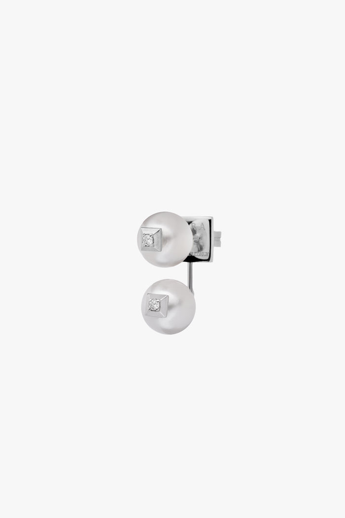 Eéra Double Pearl Earring