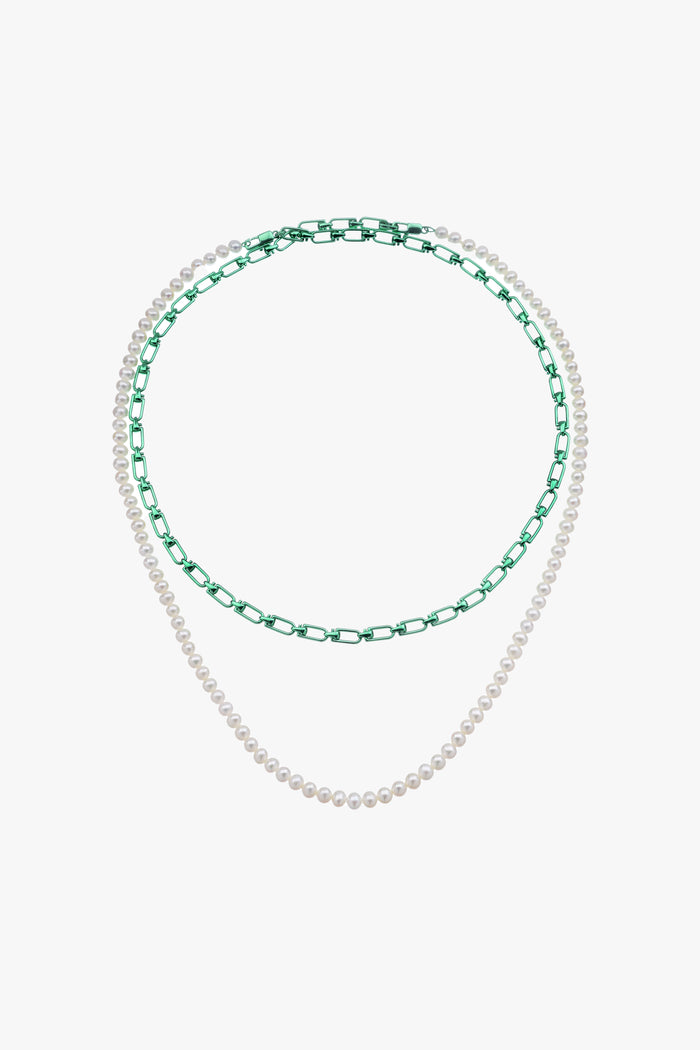 Eéra Reine Double Pearl Necklace