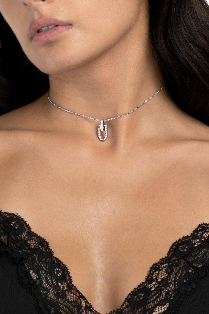 Eéra Reine Necklace Full Pavé PRE-ORDER