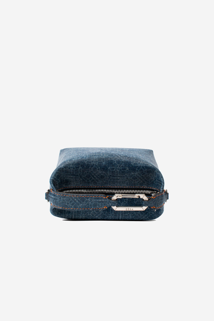 Eéra Stone Denim Moon Bag