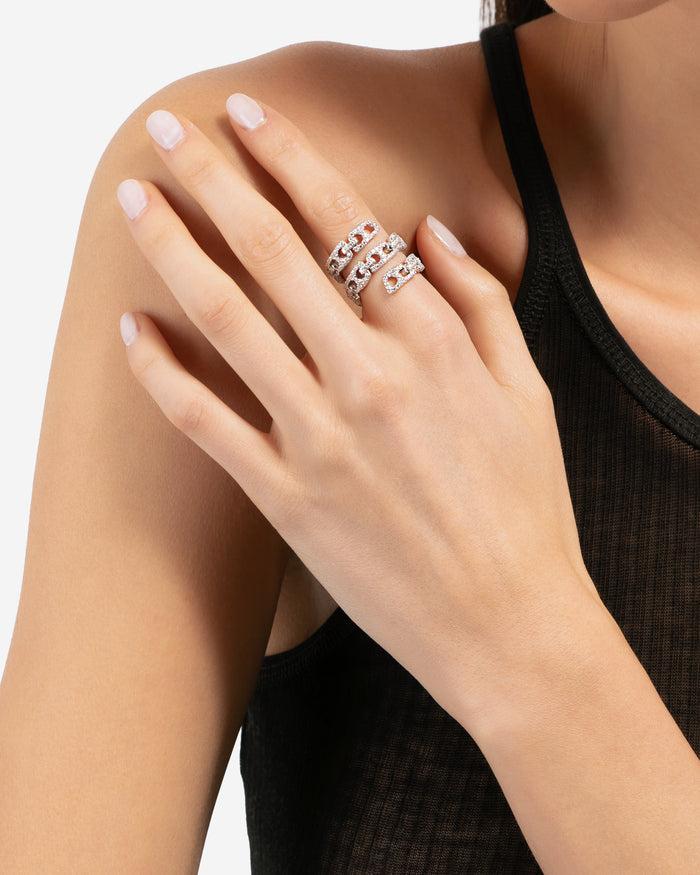 Eéra Triple Stone Link Ring New