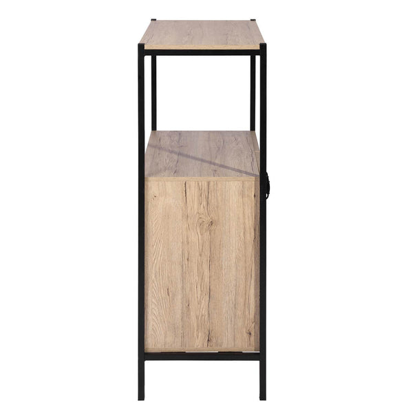 Eggree Set Of 13 Bebou 47.4 In. Brown Wood 1-Shelf Side Board Set Of 13 Bebou 47.4 In. Brown Wood 1-Shelf Side Board