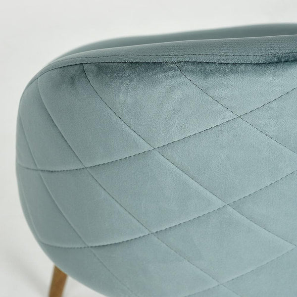 Eggree Set Of 13 Zomba Dining Chair - Velvet Aqua Set Of 13 Zomba Dining Chair - Velvet Aqua