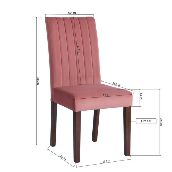 Eggree Set Of 18 Fawn Pink Velvet Upholstered Dining Chairs Set Of 18 Fawn Pink Velvet Upholstered Dining Chairs