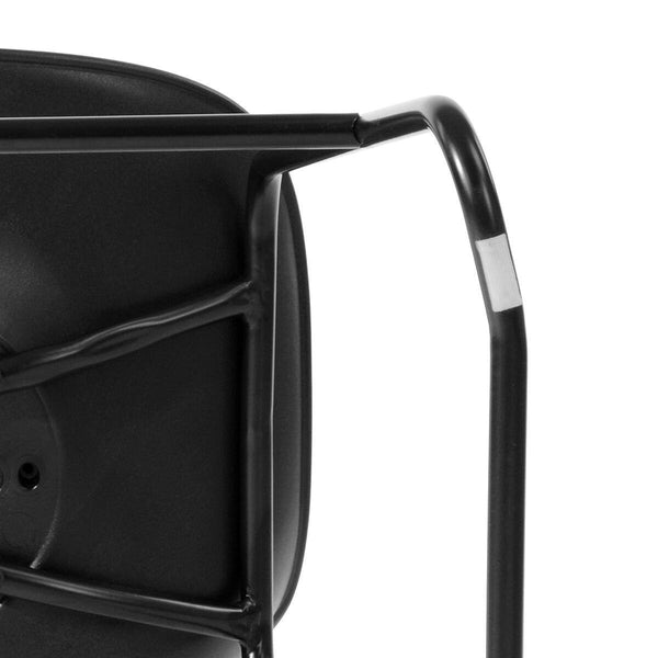 Eggree Set Of 20 Russ 28 In. Black Low Back Metal Frame Bar Stool With Faux Leather Cushion Seat Set Of 20 Russ 28 In. Black Low Back Metal Frame Bar Stool With Faux Leather Cushion Seat