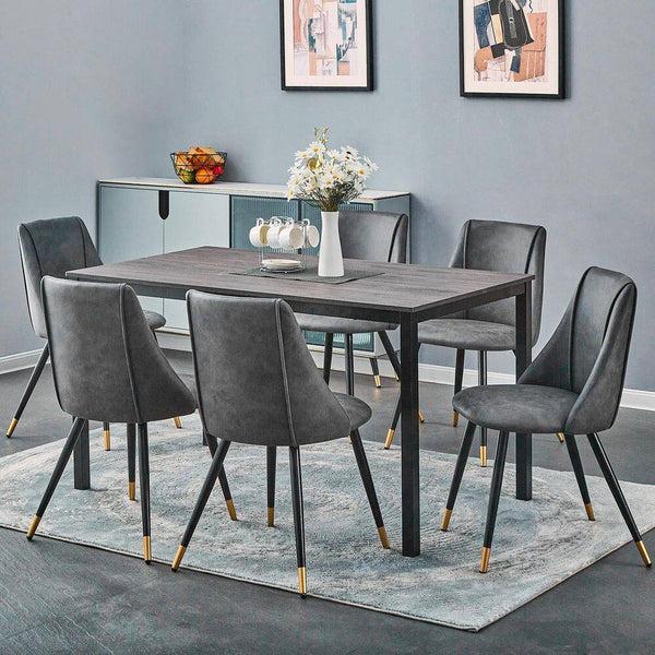 eggree Set of 22 Smeg Dining Chair - Pu Grey with Black Golden Leg Set of 22 Smeg Dining Chair - Pu Grey with Black Golden Leg eggree Set of 22 Smeg Dining Chair - Pu Grey with Black Golden Leg Set of 22 Smeg Dining Chair - Pu Grey with Black Golden Leg