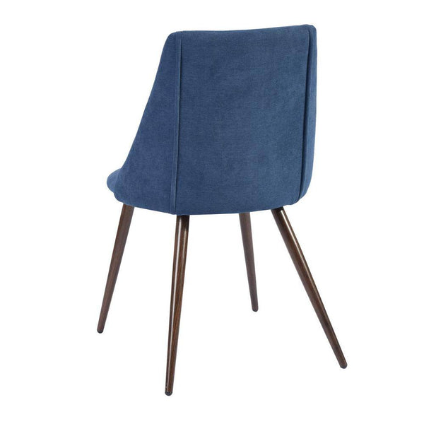 Eggree Set Of 22 Smeg Dining Chair - Velvet Dark Blue With Set Of 22 Smeg Dining Chair - Velvet Dark Blue With