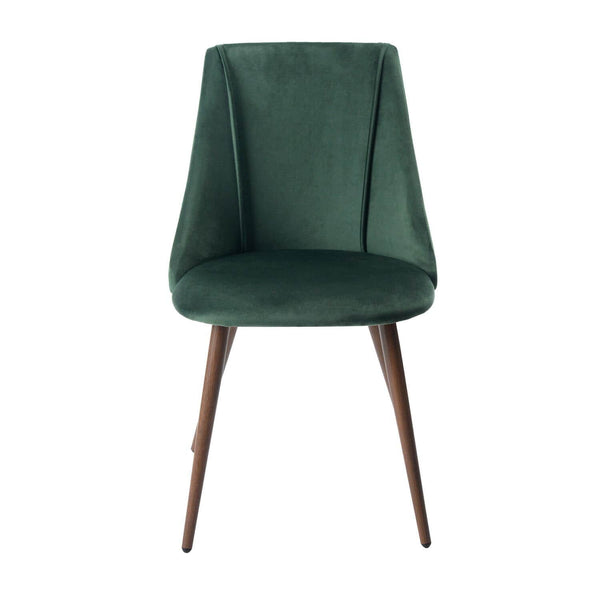 Eggree Set Of 22 Smeg Dining Chair - Velvet Dark Green Set Of 22 Smeg Dining Chair - Velvet Dark Green
