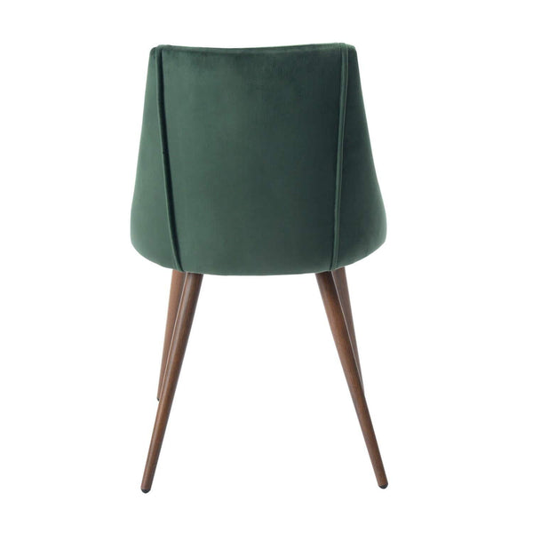 Eggree Set Of 22 Smeg Dining Chair - Velvet Dark Green Set Of 22 Smeg Dining Chair - Velvet Dark Green