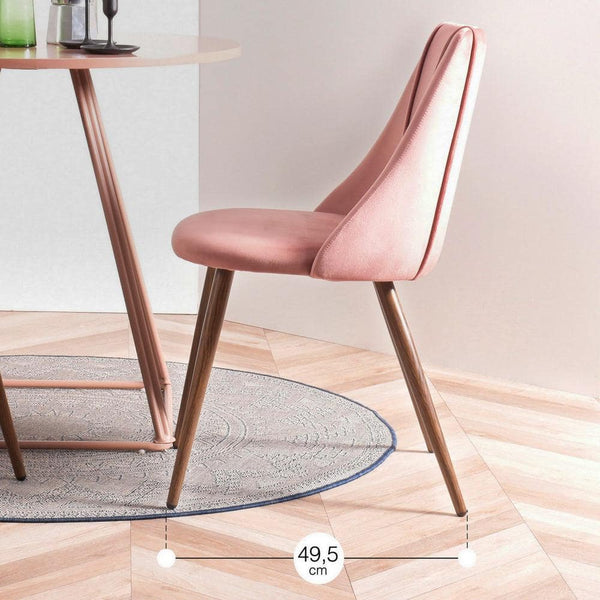 Eggree Set Of 22 Smeg Dining Chair - Velvet Rose Set Of 22 Smeg Dining Chair - Velvet Rose