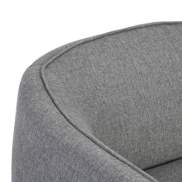 eggree Set Of 3 Cynric Dark Gray Fabric Upholstered Arm Accent Barrel Chair Set Of 3 Cynric Dark Gray Fabric Upholstered Arm Accent Barrel Chair