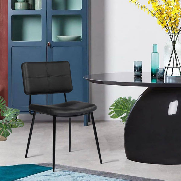 Eggree Set Of 30 Karomi Black Faux Leather Upholstered Dining Chairs Set Of 30 Karomi Black Faux Leather Upholstered Dining Chairs