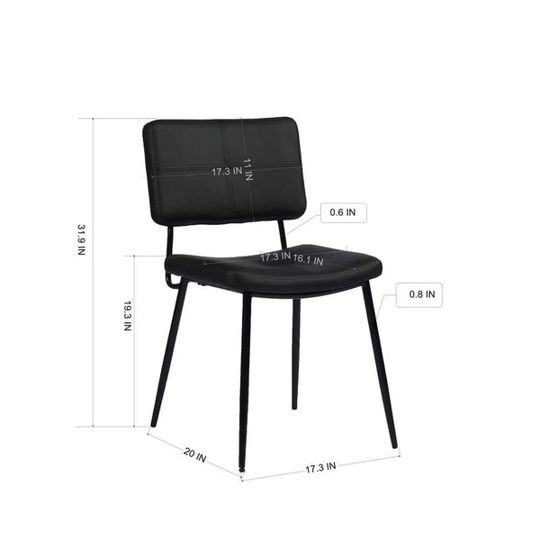 Eggree Set Of 30 Karomi Black Faux Leather Upholstered Dining Chairs Set Of 30 Karomi Black Faux Leather Upholstered Dining Chairs