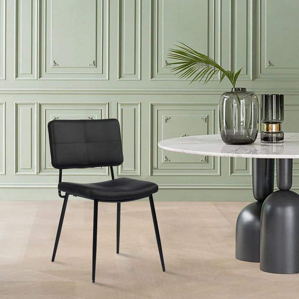 eggree Set of 30 Karomi Black Faux Leather Upholstered Dining Chairs Set of 30 Karomi Black Faux Leather Upholstered Dining Chairs