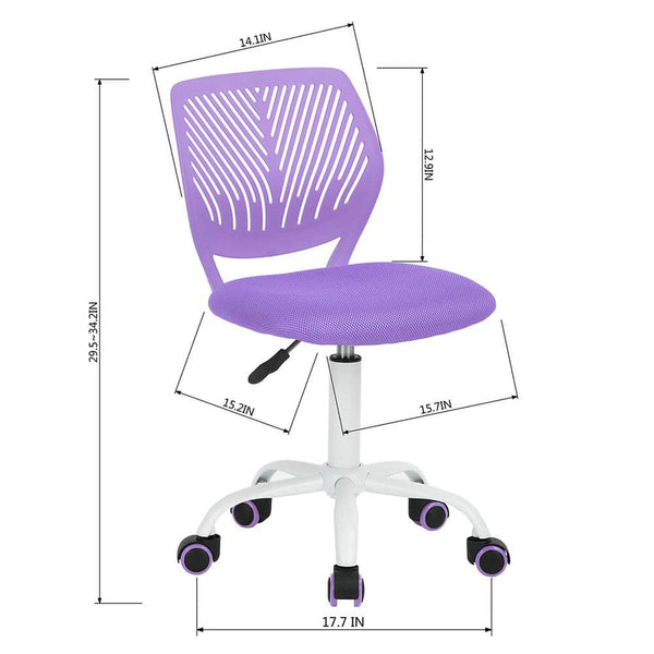 Eggree Set Of 37 Carnation Purple Middle Back Mesh Seat Swivel Task Chair With Adjustable Height Set Of 37 Carnation Purple Middle Back Mesh Seat Swivel Task Chair With Adjustable Height