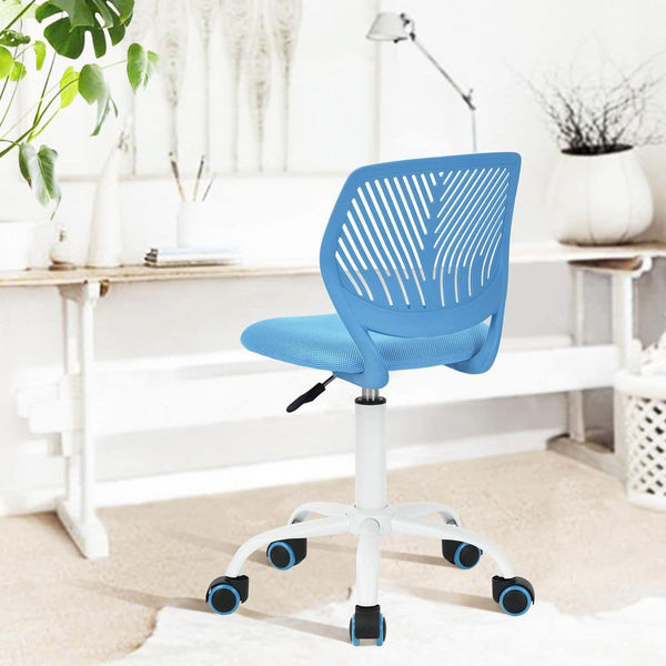 eggree Set of 39 Carnation Blue Middle Back Mesh Seat Swivel Task Chair with Adjustable Height Set of 39 Carnation Blue Middle Back Mesh Seat Swivel Task Chair with Adjustable Height