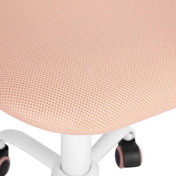 Eggree Set Of 39 Carnation Pink Middle Back Mesh Seat Swivel Task Chair With Adjustable Height Set Of 39 Carnation Pink Middle Back Mesh Seat Swivel Task Chair With Adjustable Height
