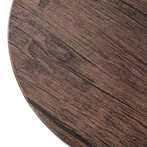 Eggree Set Of 70 AMAT 24-29 In. Adjustable Height Walnut Backless Metal Frame Industial Counter And Bar Stool Set Of 70 AMAT 24-29 In. Adjustable Height Walnut Backless Metal Frame Industial Counter And Bar Stool