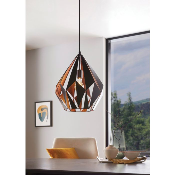 eglo CARLTON 1 pendant light