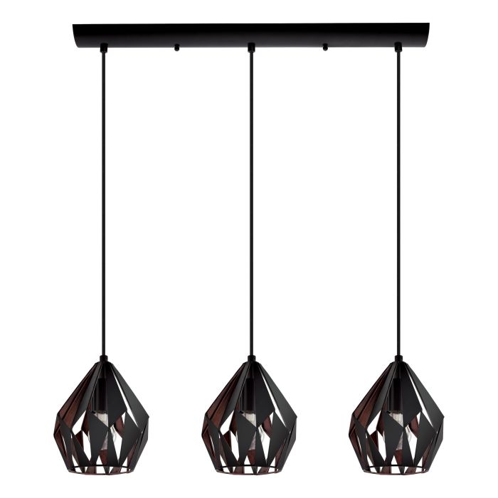 eglo CARLTON 3 pendant light