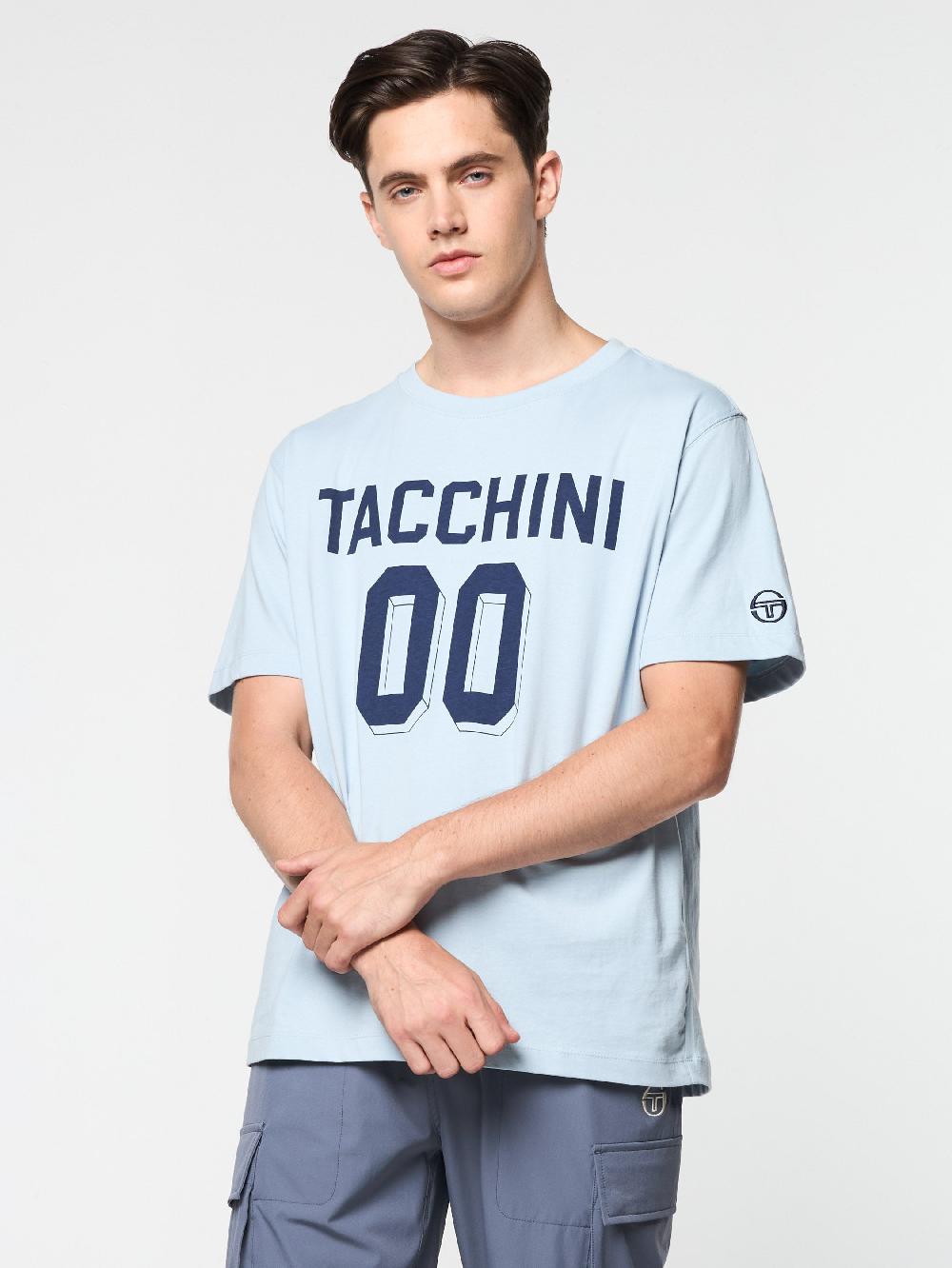 Egonlab X Sergio Tacchini Amore T-Shirt- Celestial Blue