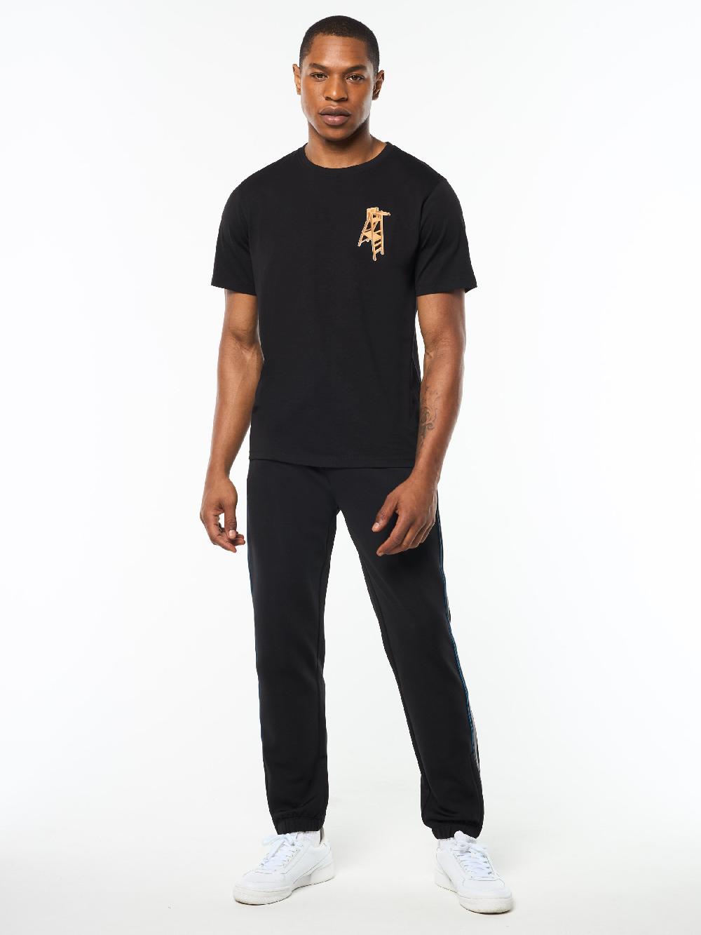 Egonlab X Sergio Tacchini Arbitro T-Shirt- Black Beauty
