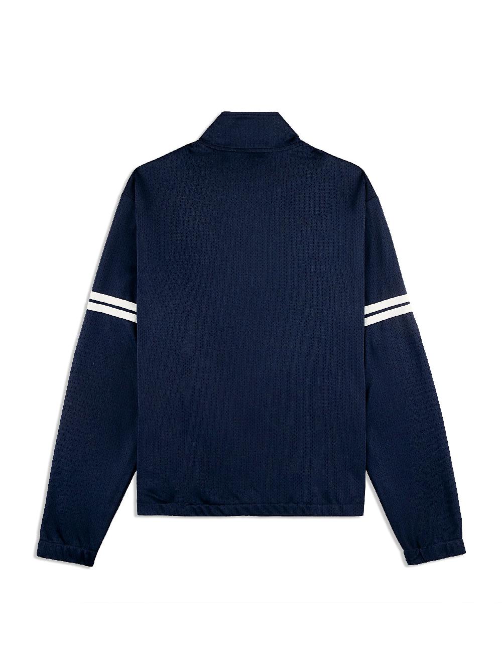 Egonlab X Sergio Tacchini Arturo Mesh Track Jacket- Maritime Blue/ Quiet Gray