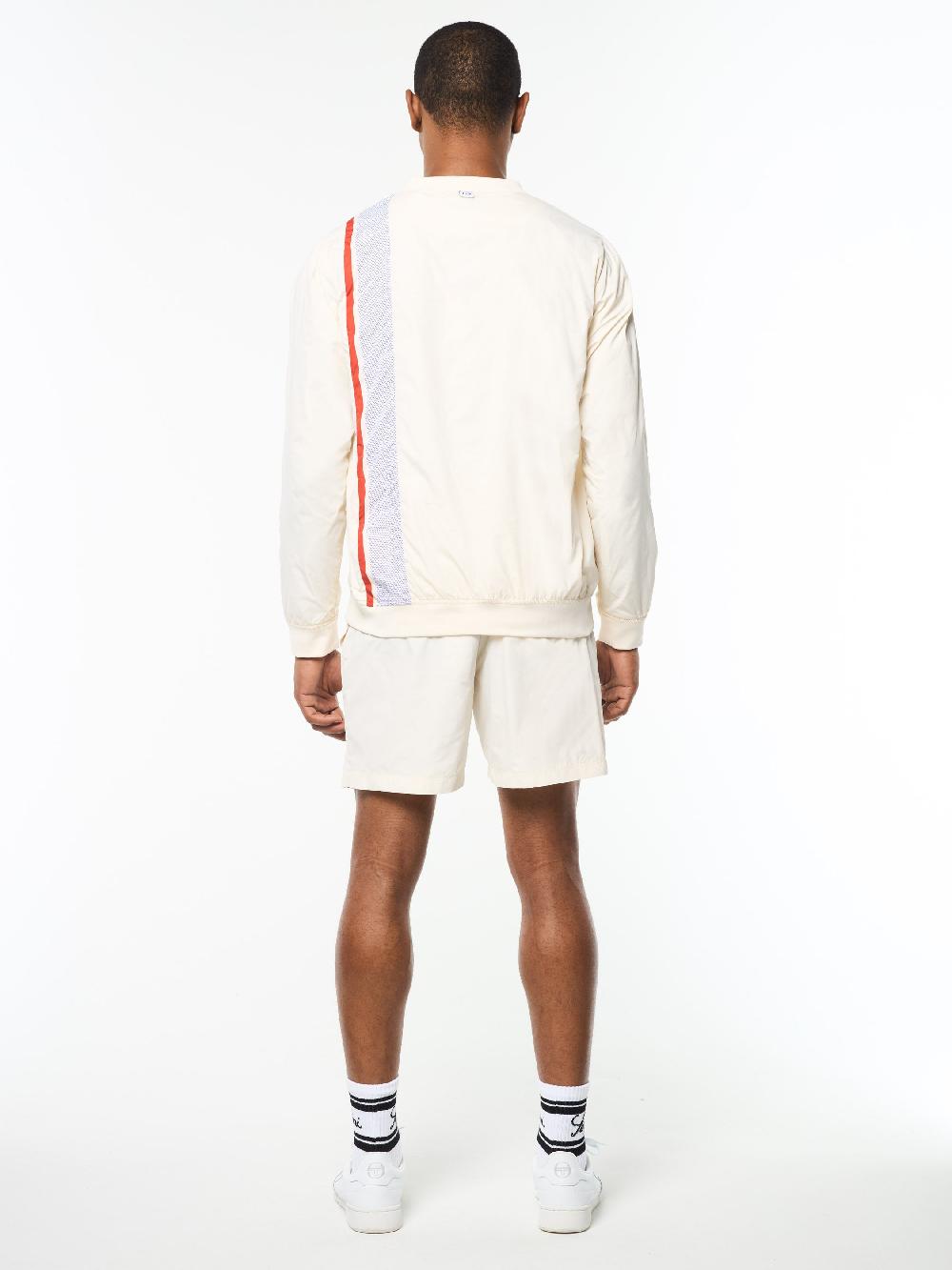 Egonlab X Sergio Tacchini Attivo Damarindo Crewneck- Gardenia