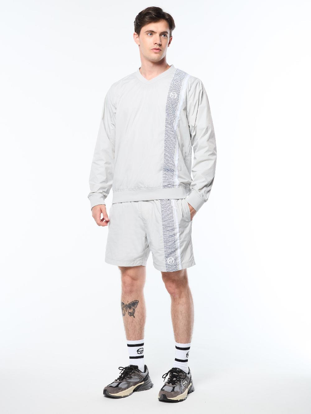 Egonlab X Sergio Tacchini Attivo Damarindo Crewneck- Quiet Shade