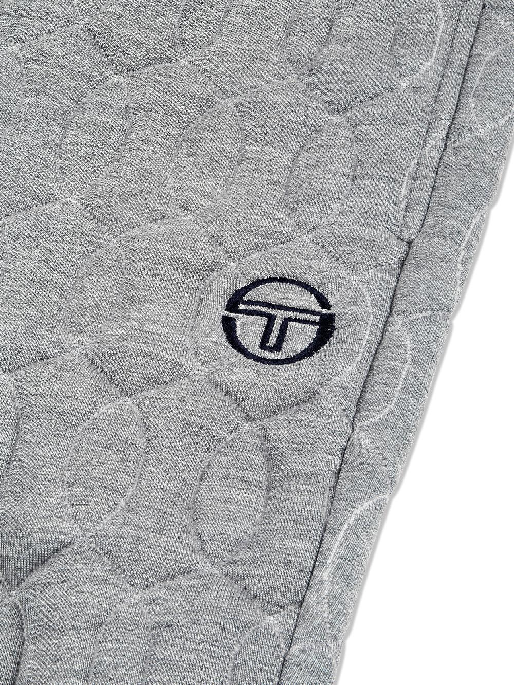 Egonlab X Sergio Tacchini Aversa Quilted Sweatpant- Light Heather Grey