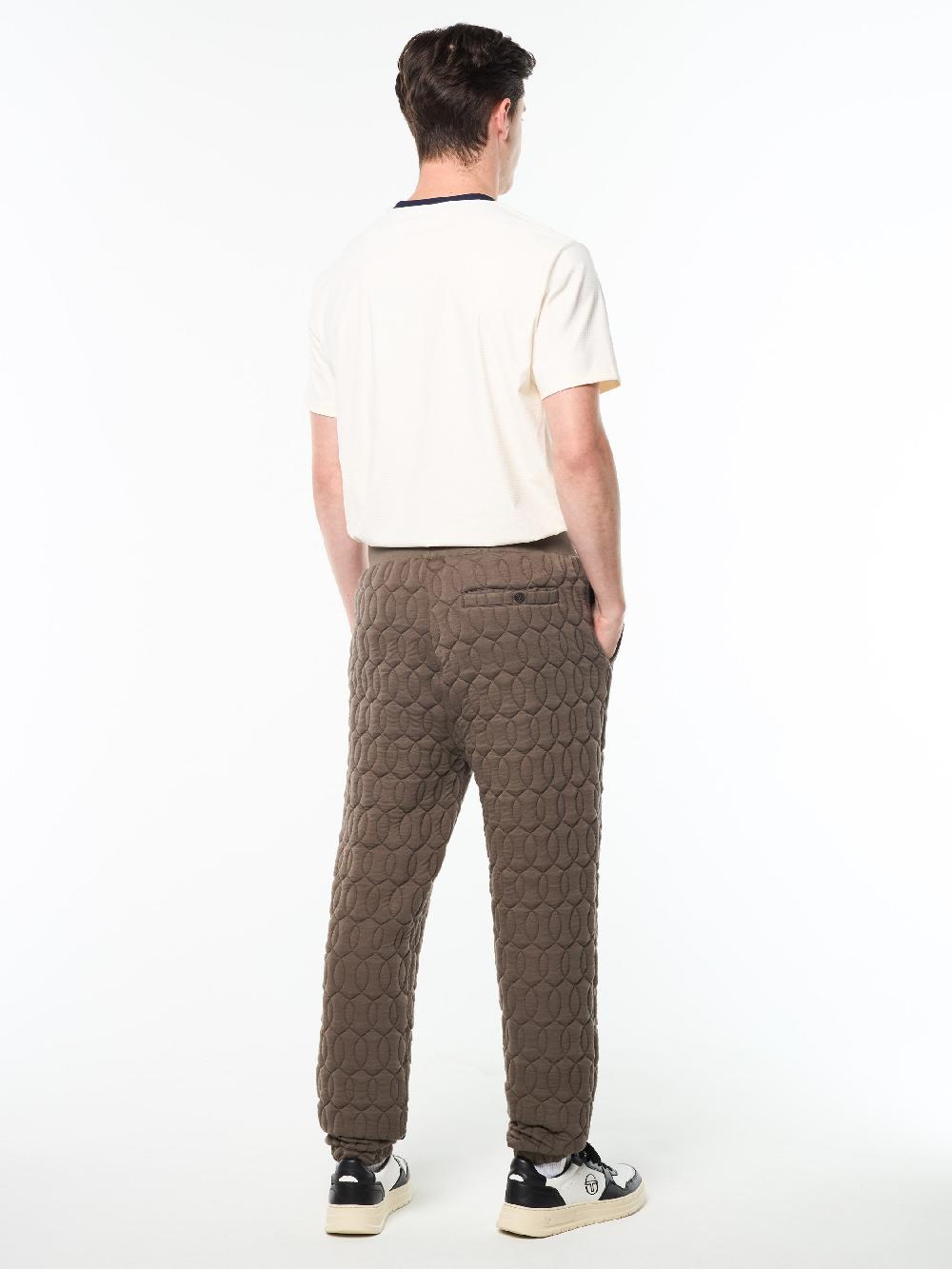 Egonlab X Sergio Tacchini Aversa Quilted Sweatpant- Morel