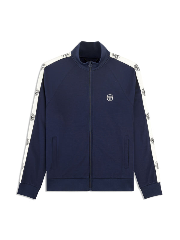 egonlab x sergio tacchini Bussola Track Jacket- Maritime Blue