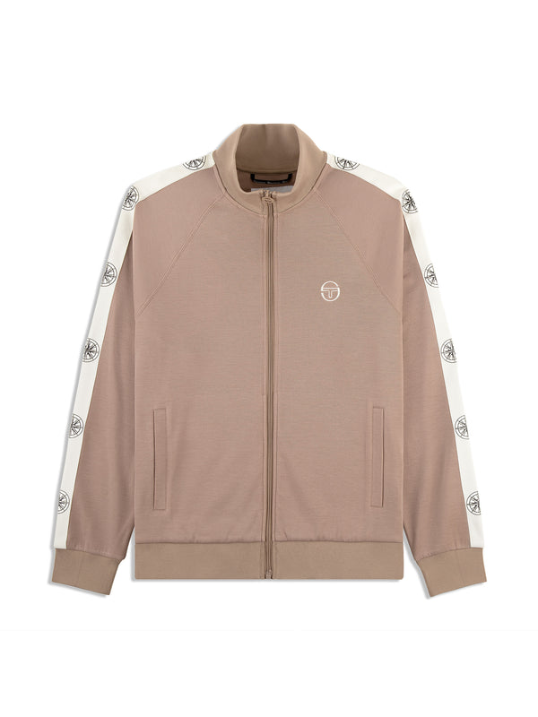 egonlab x sergio tacchini Bussola Track Jacket- Taupe Grey