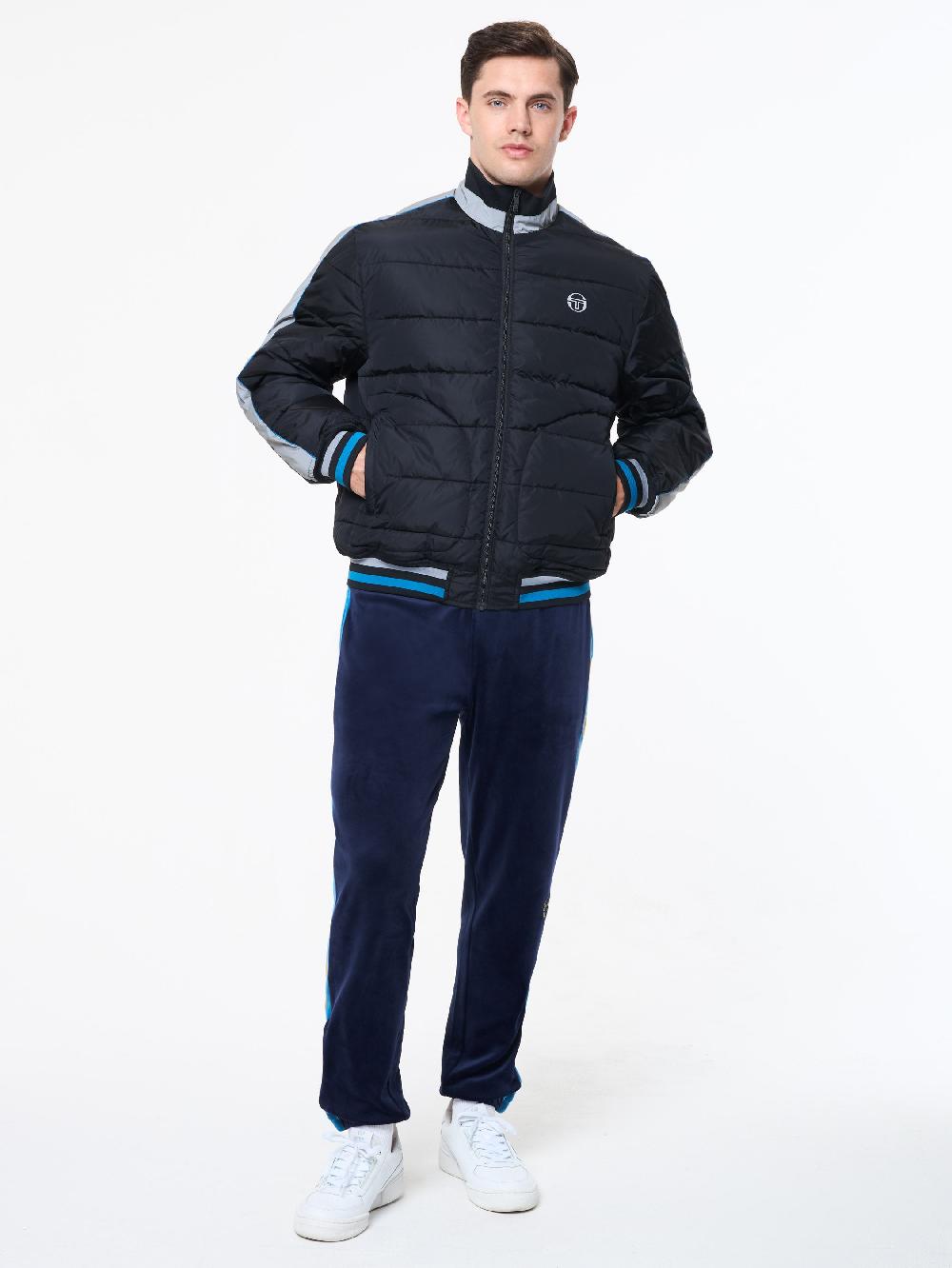 Egonlab X Sergio Tacchini Caldo Puffer Jacket- Black Beauty