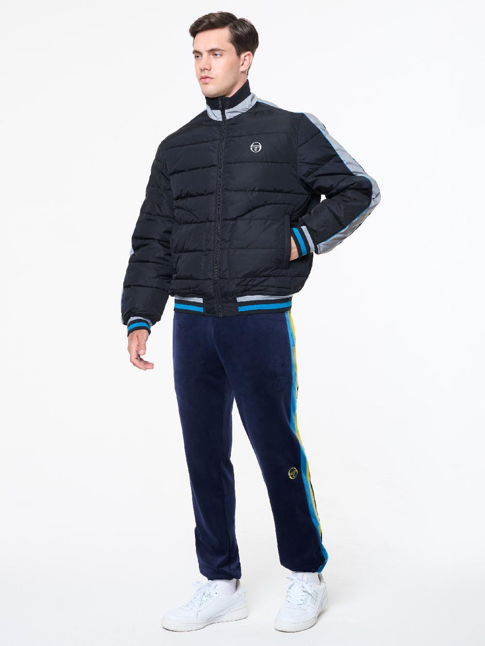 Egonlab X Sergio Tacchini Caldo Puffer Jacket- Black Beauty