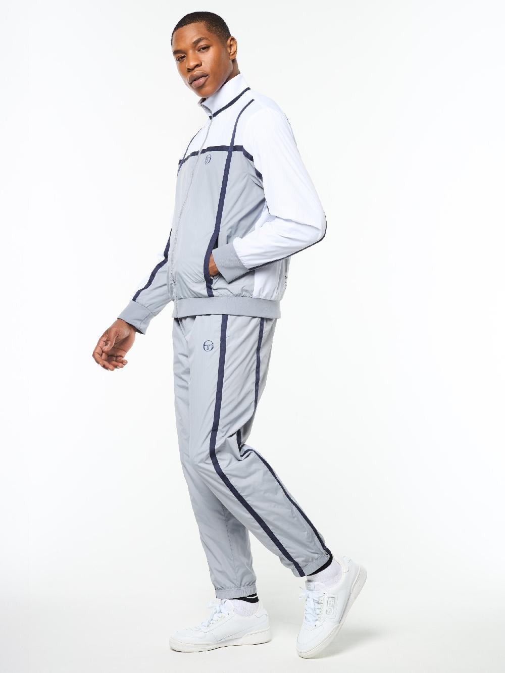 Egonlab X Sergio Tacchini Campo Court Track Jacket- Quiet Grey