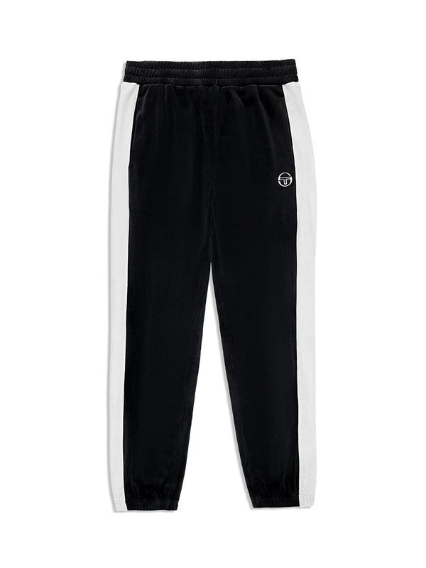 egonlab x sergio tacchini Cielo Velour Track Pant- Black Beauty