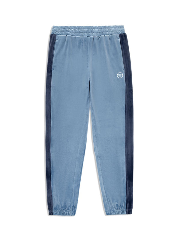 egonlab x sergio tacchini Cielo Velour Track Pant- Faded Denim