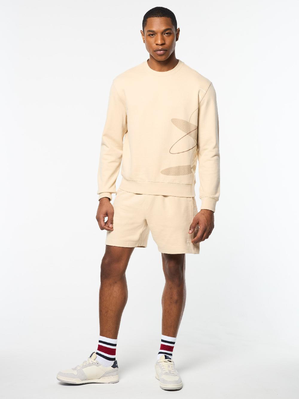 Egonlab X Sergio Tacchini Ciro Crewneck Sweatshirt- Fog