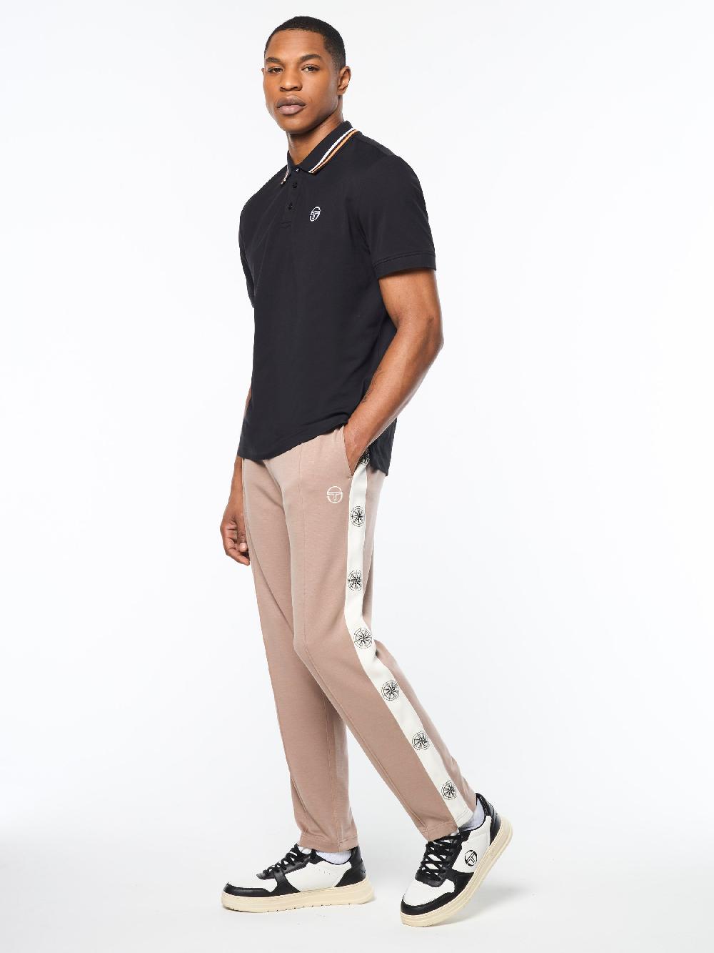 Egonlab X Sergio Tacchini Ciro Piqué Polo- Black Beauty