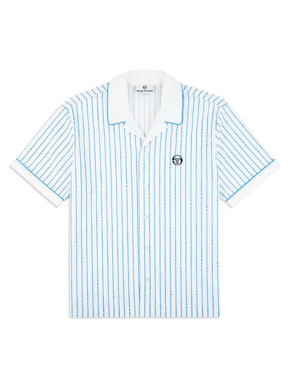 egonlab x sergio tacchini Colonna Cabana Shirt- Brilliant White