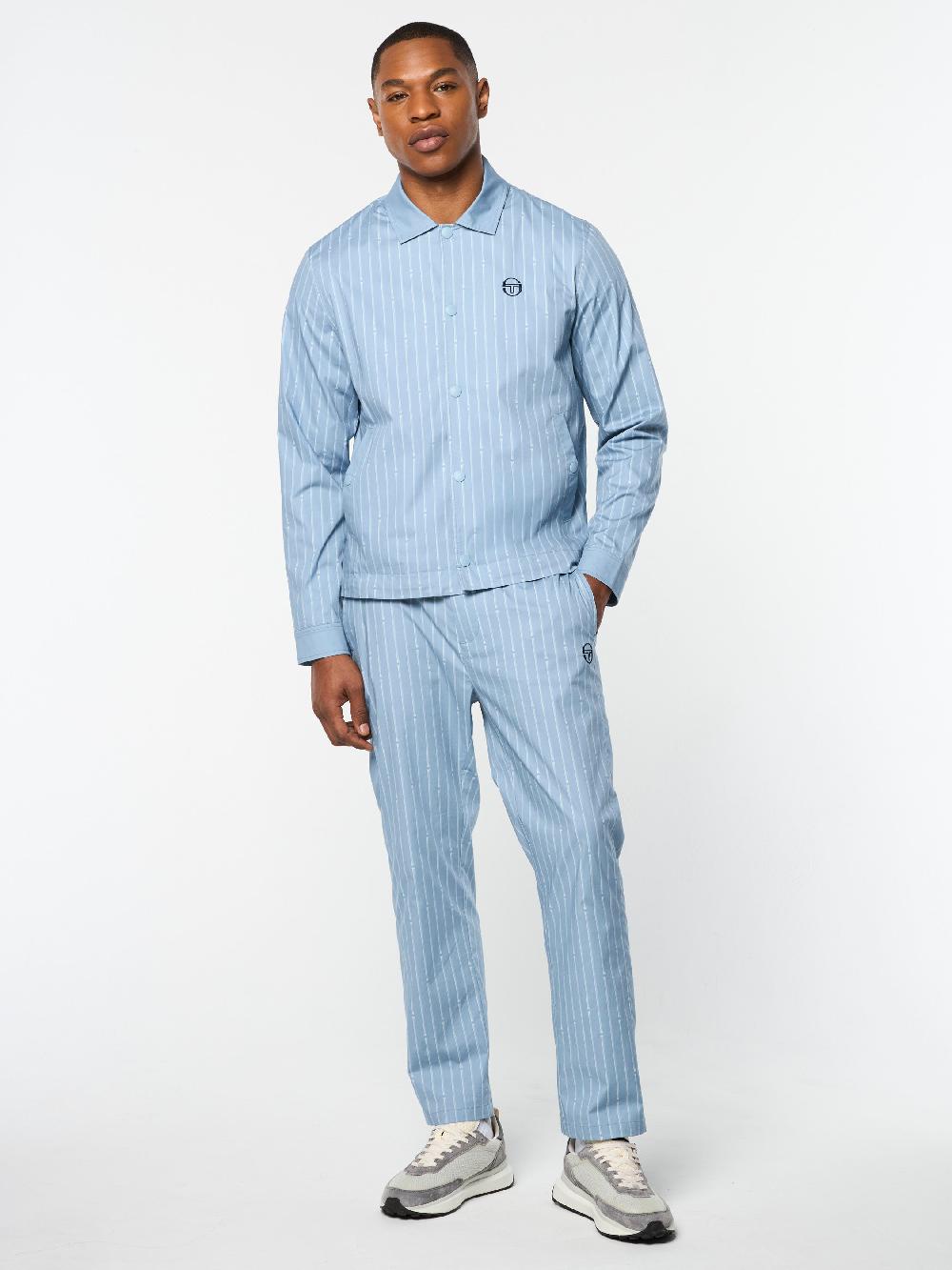 Egonlab X Sergio Tacchini Colonna Jacket- Faded Denim