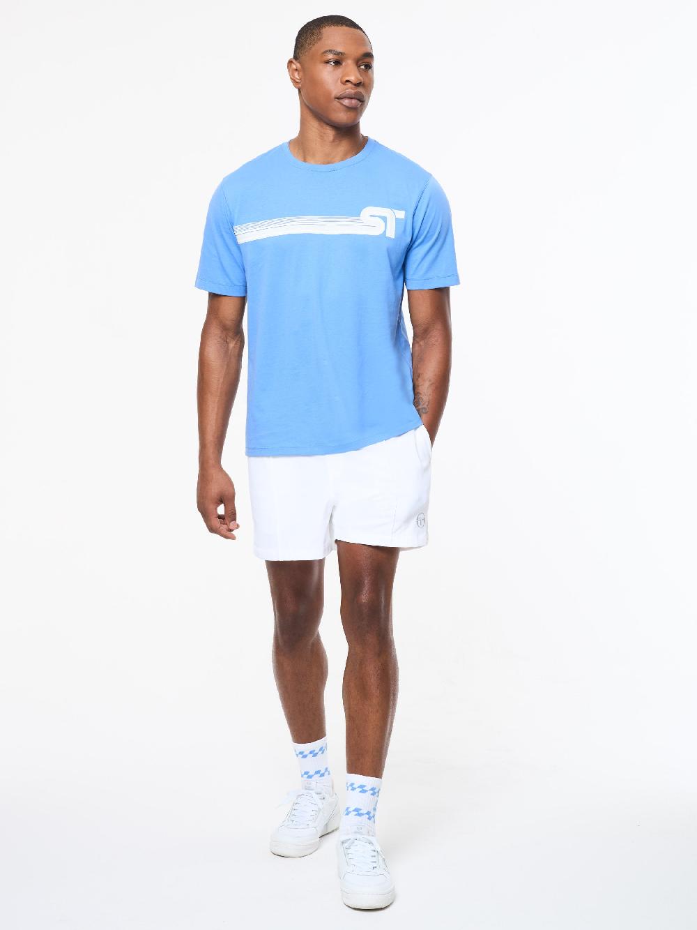 Egonlab X Sergio Tacchini Corsa T-Shirt- Ultramarine