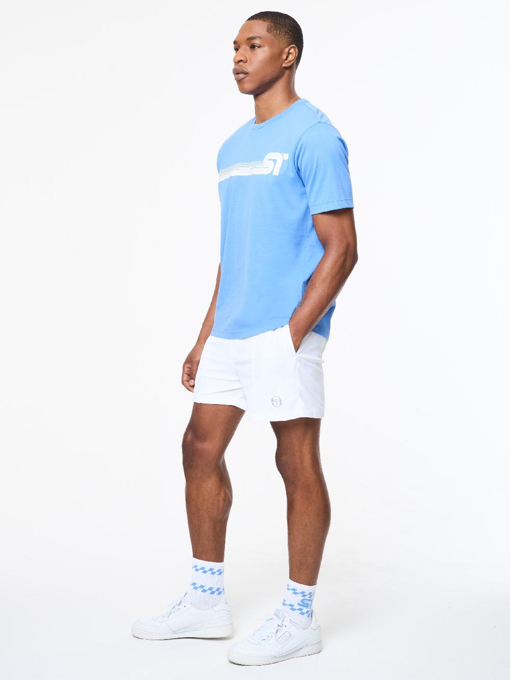 Egonlab X Sergio Tacchini Corsa T-Shirt- Ultramarine