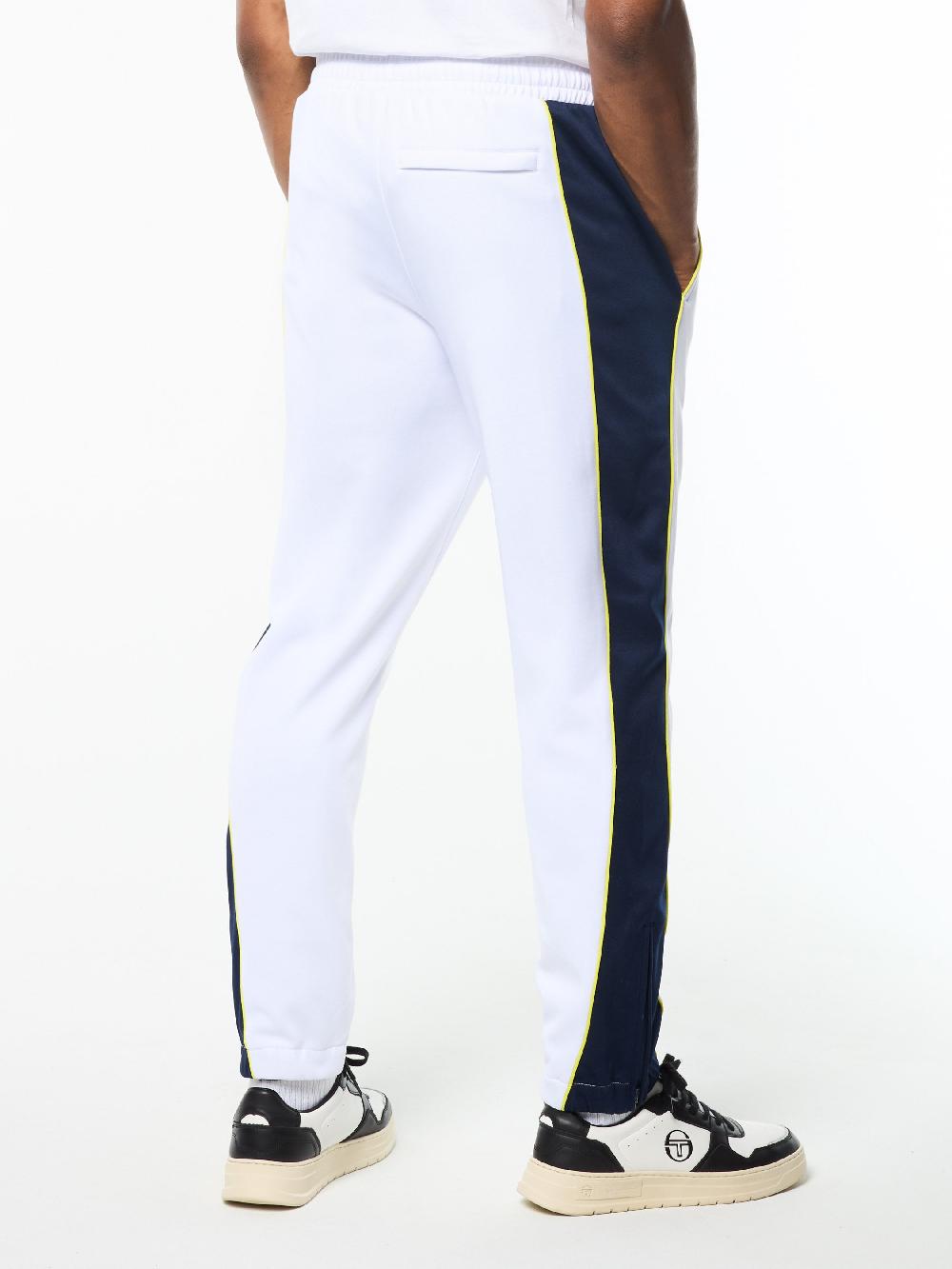 Egonlab X Sergio Tacchini Corsa Track Pant- Brilliant White