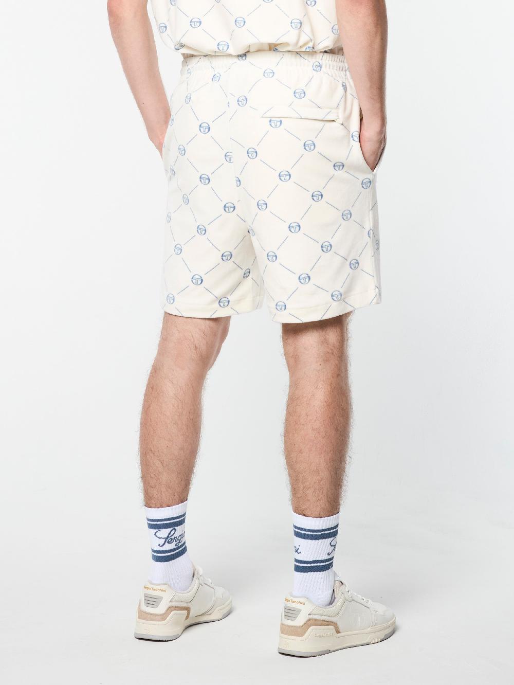 Egonlab X Sergio Tacchini Cosimo Velour Short-Gardenia